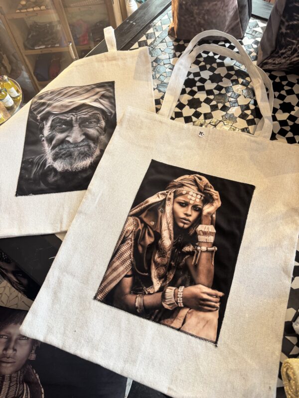 Sac en tissu avec portrait