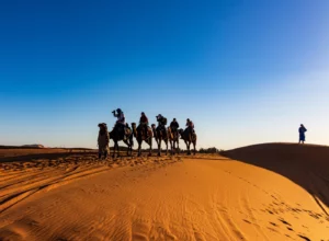 Voyage de groupe dans le desert du maroc